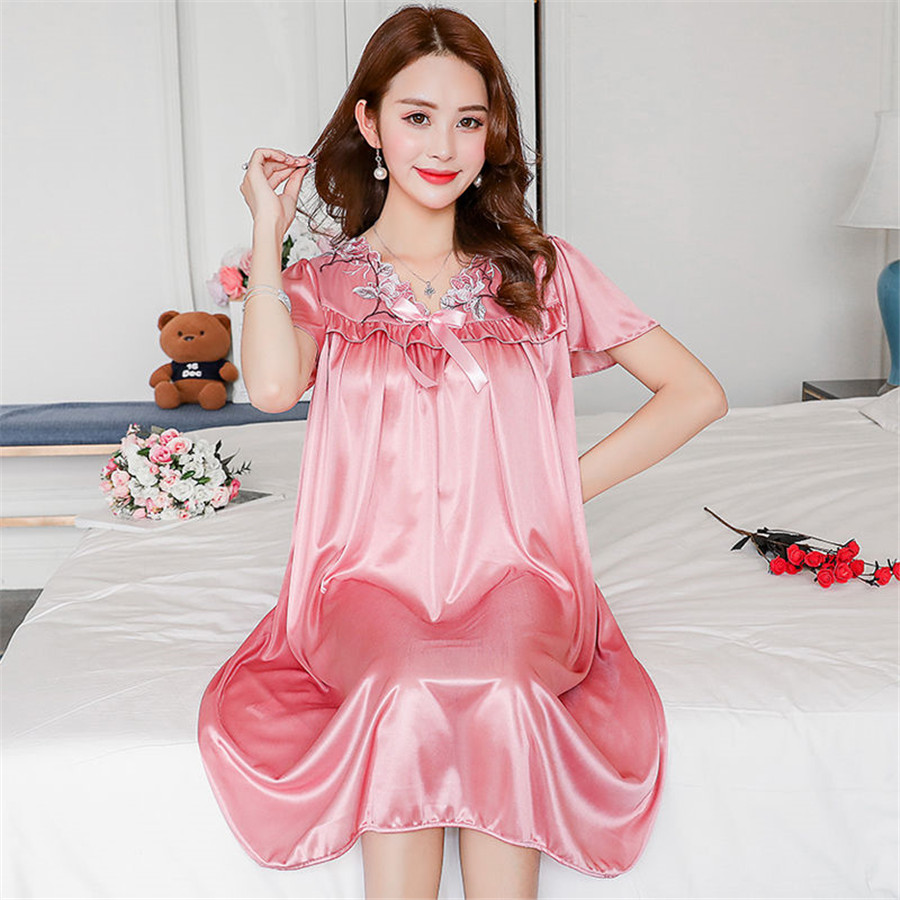 Robe Silk Women - 2021 Mùa Hè Mới Băng Lụa