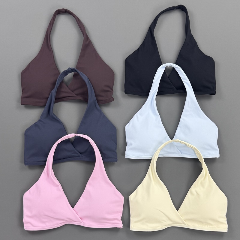 Gym Top Women Halter Neck Spor - đánh giá và giá Sports Bra High Impact